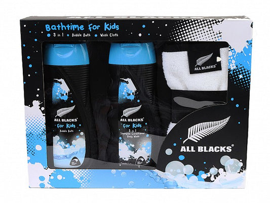 All Blacks Bathtime for Kids Gift Set