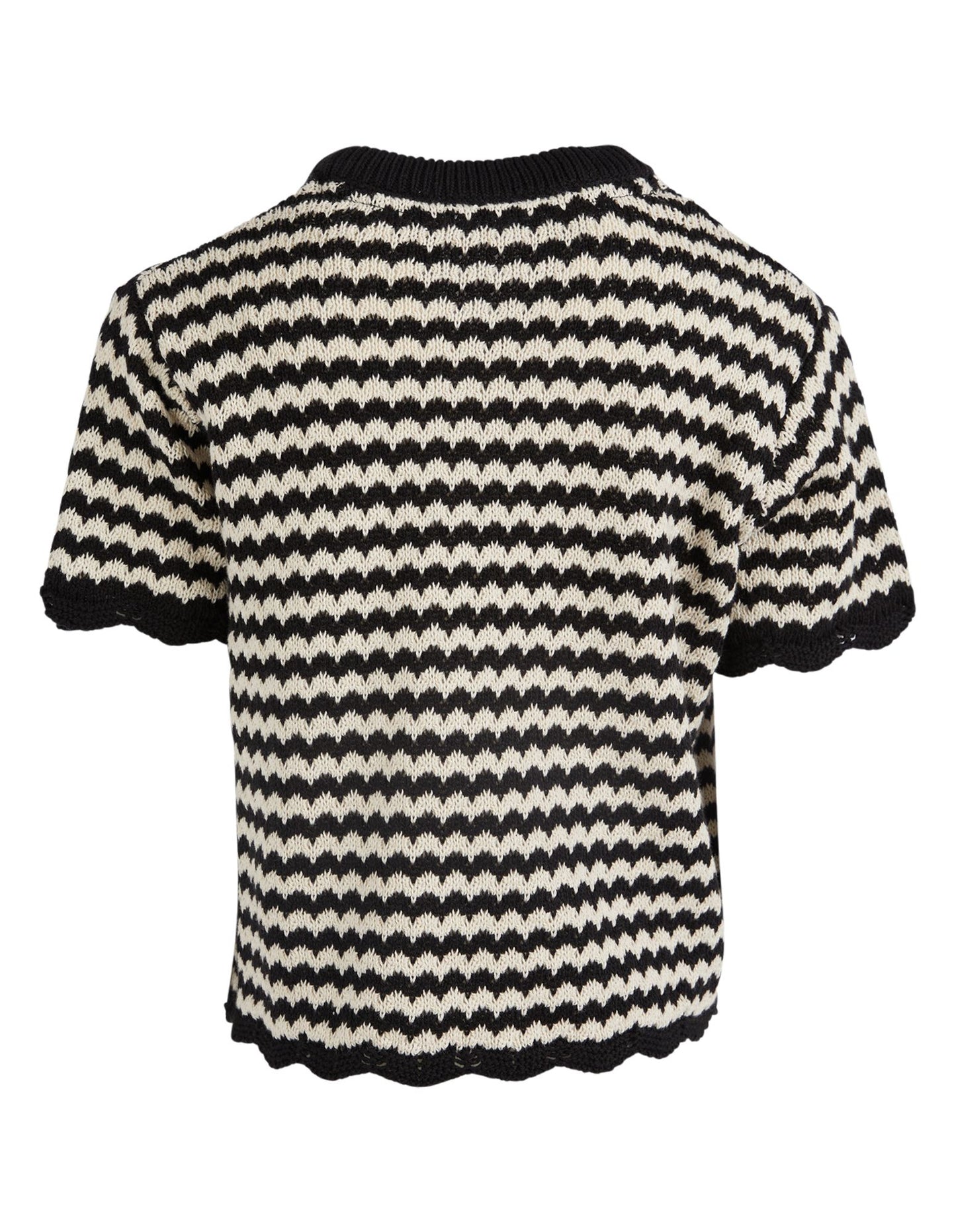 Cathy Tee - Black/Natural White