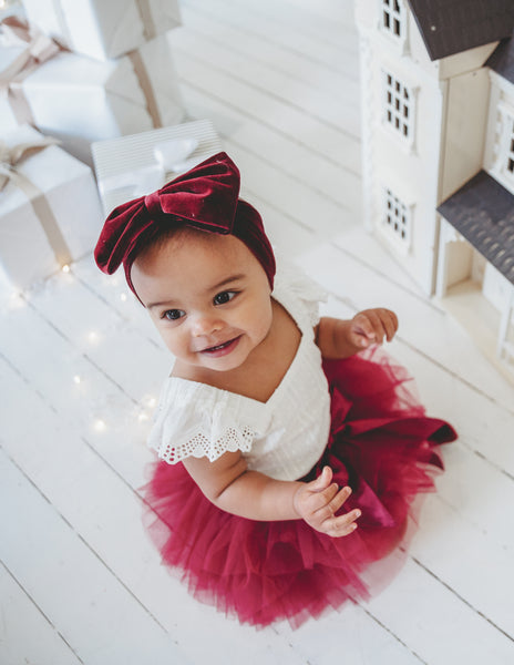 Red infant best sale headband