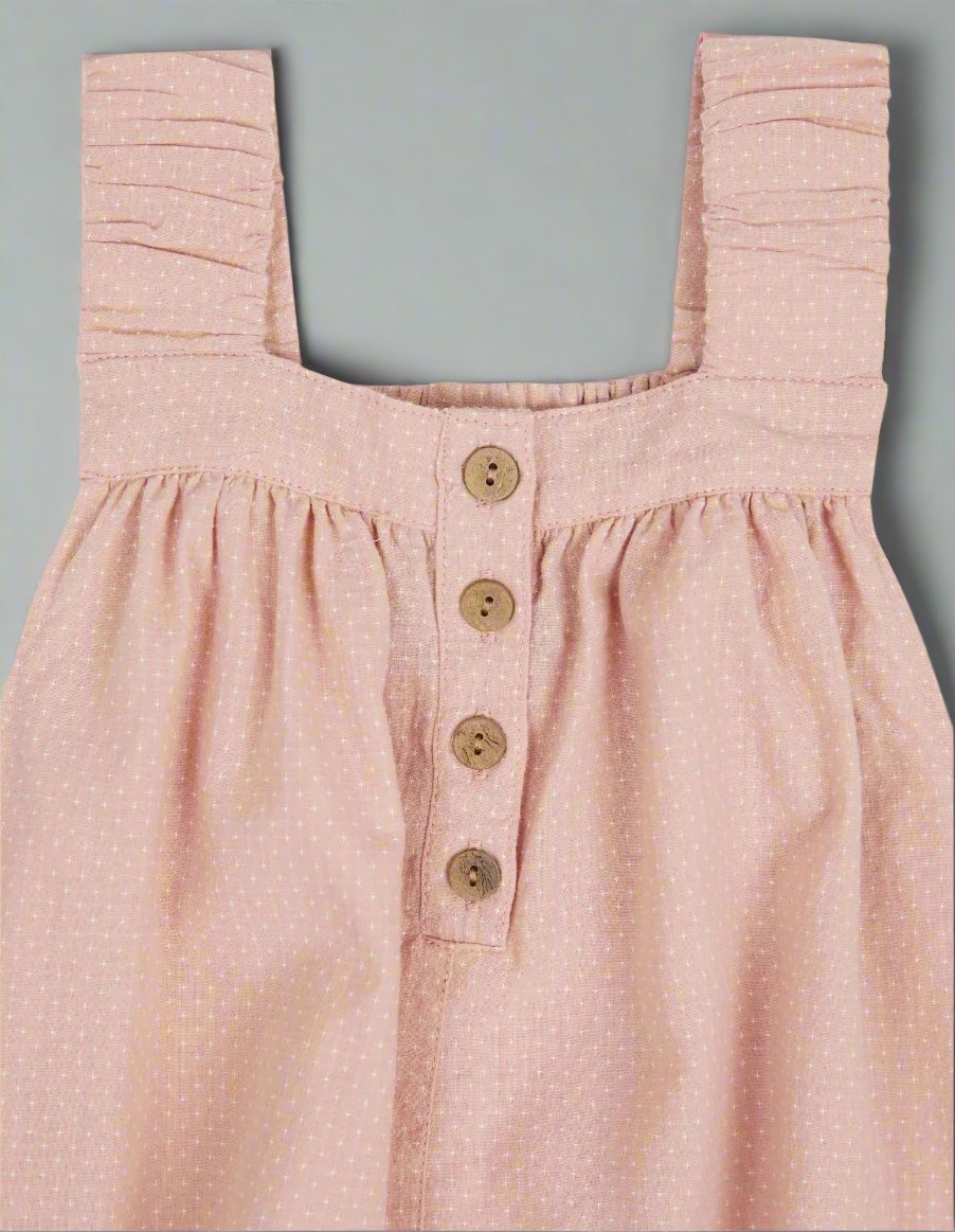 Poppy Playsuit - Dusky Pink