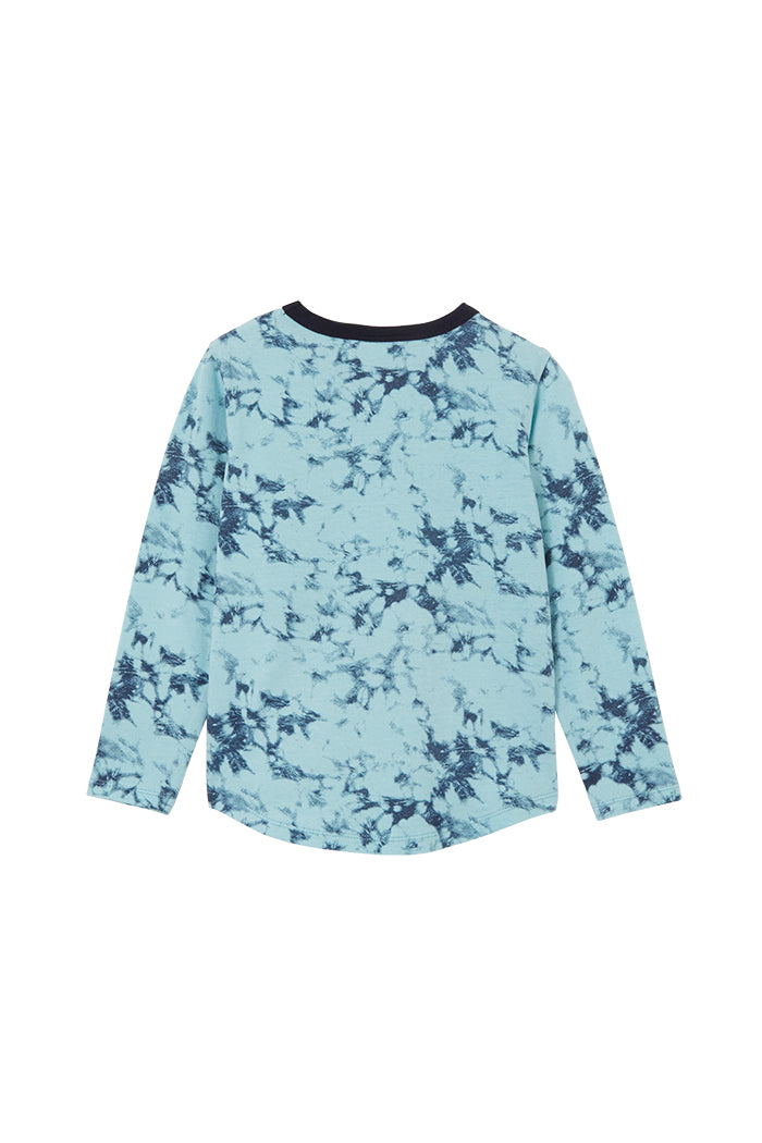 Tie Dye Tee - Midnight & Stratosphere Blue