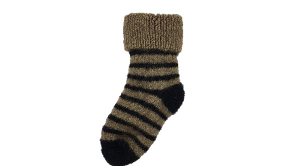 Baby Possum Merino Socks - Stripe