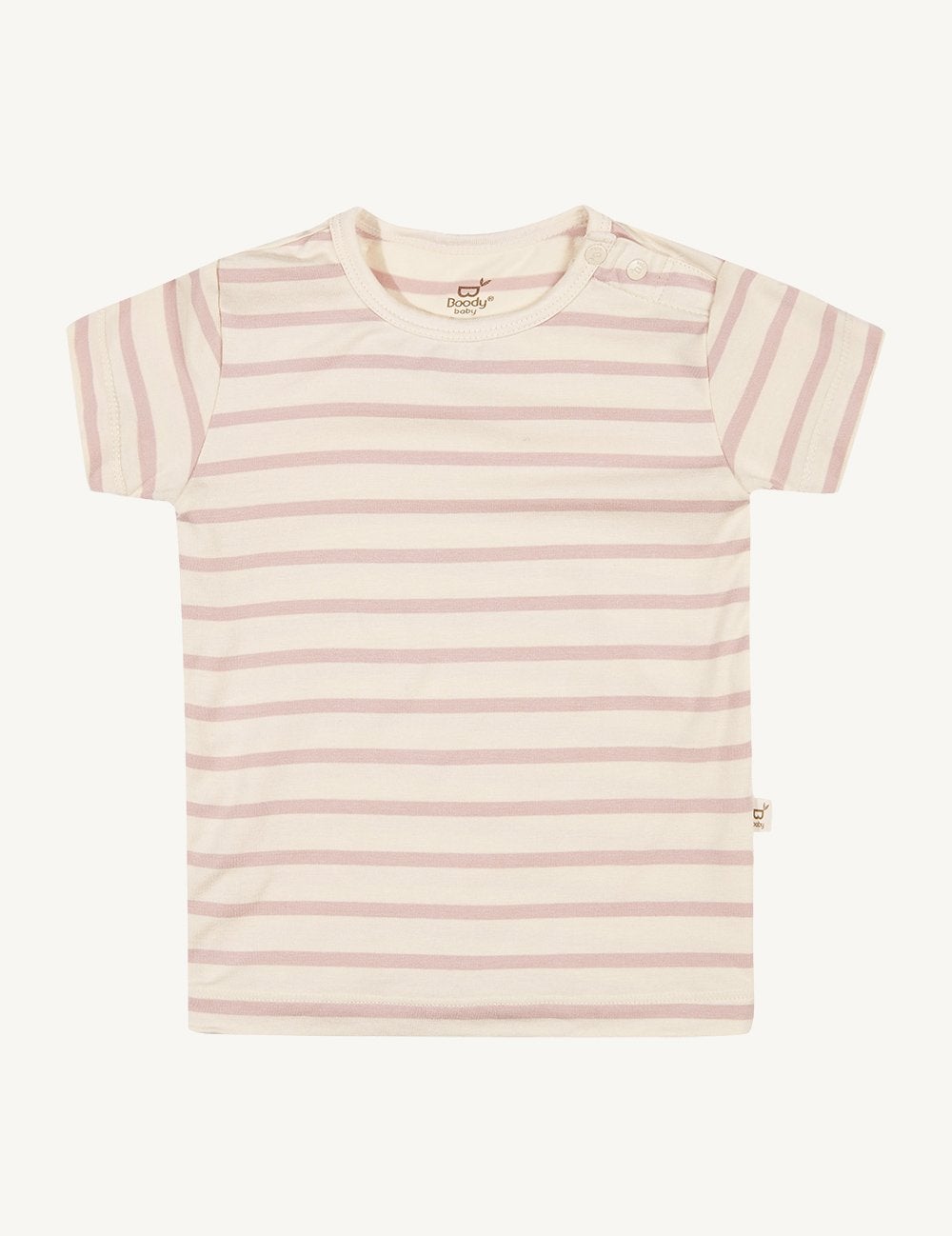 Striped T-Shirt - Chalk/Sky or Chalk/Rose