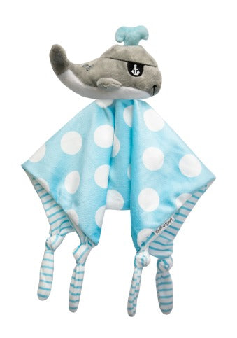 Baby Comforter - Boys - Pirate Whale - Blue