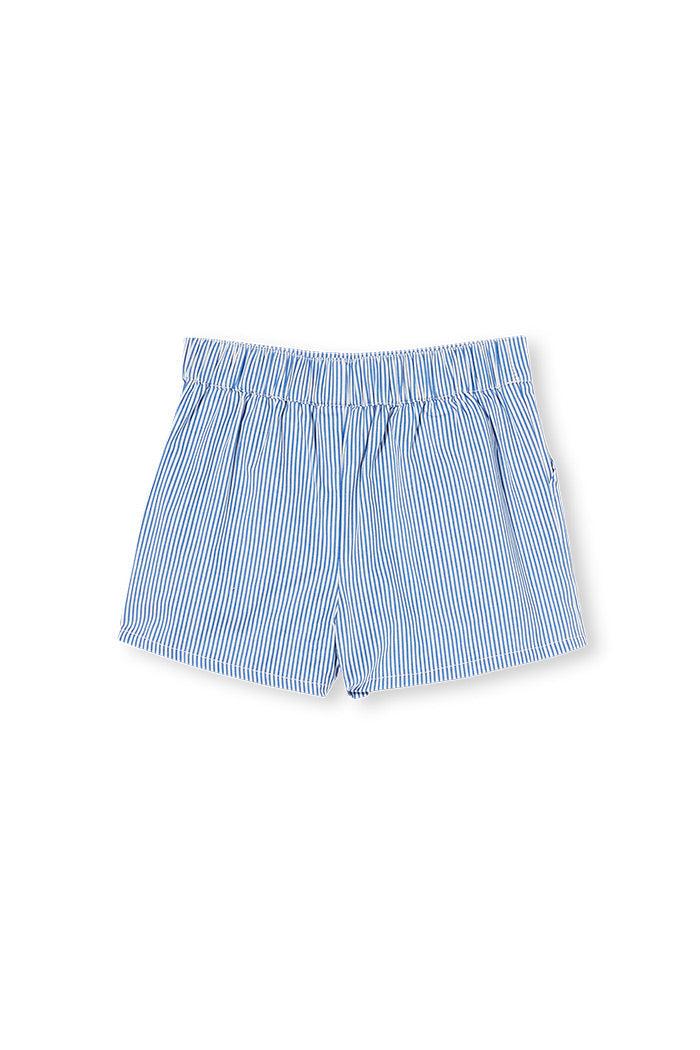 Pinstripe Shorts - Unisex - Navy/White