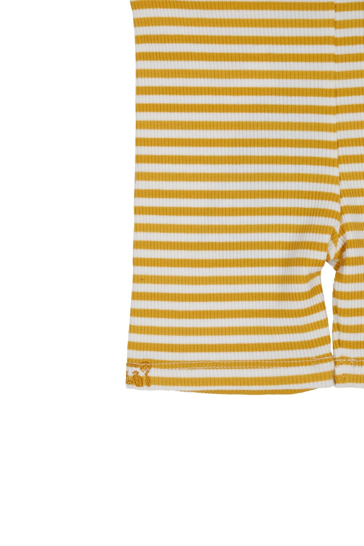 Central Short - Yellow and White Stripe