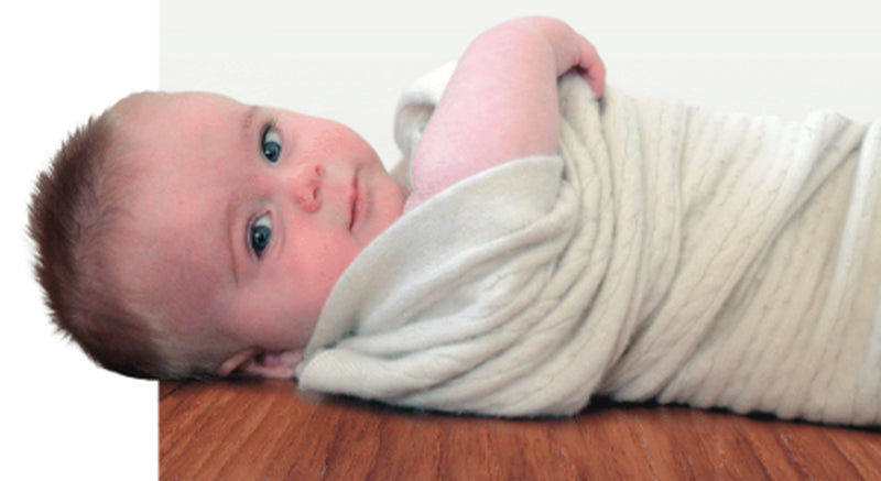 Heirloom Baby Blanket - Possum Merino & Silk Blend
