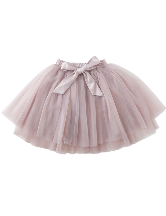 Classic Ballerina Tutu Skirt with Bow - Lilac Powder