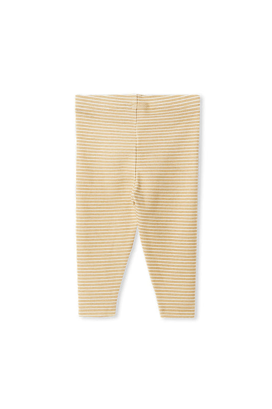 Rib Baby Pant - Sand Stripe