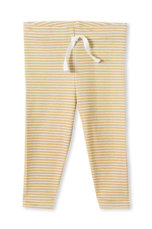 Rib Baby Pant - Sand Stripe