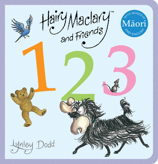 Hairy Maclary & Friends - 1 2 3 in Māori & English