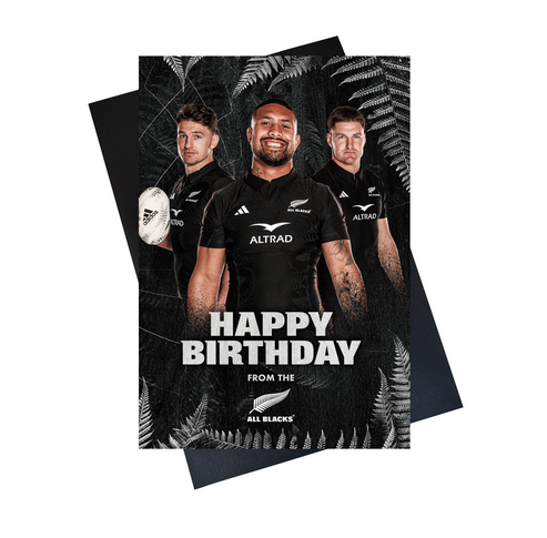 All Blacks Birthday Card