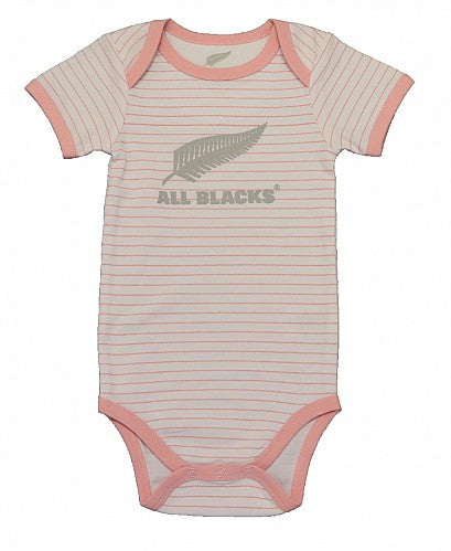 All Blacks Bodysuit - Infant - Pink and White Stripes