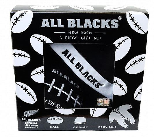 All Blacks New Born Gift Set - 3 Piece