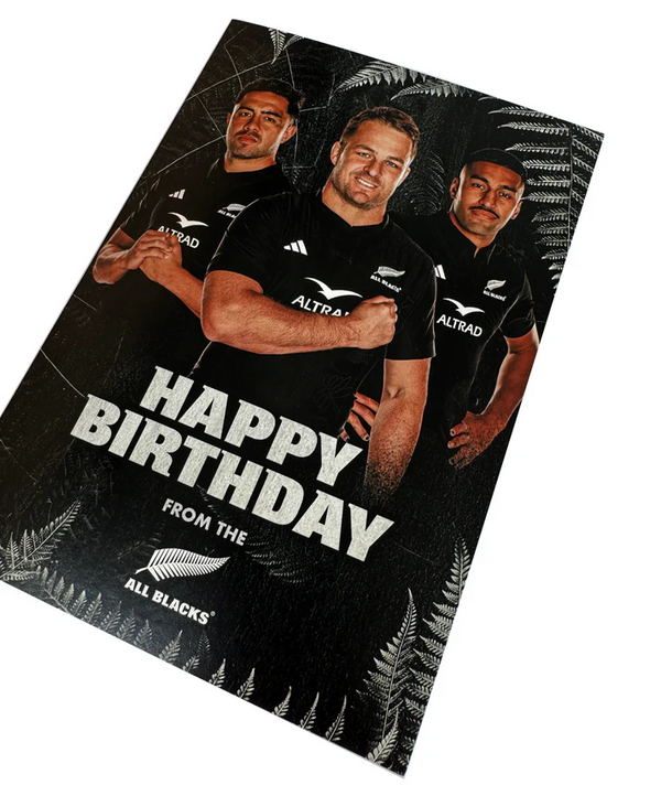 All Blacks Birthday Card