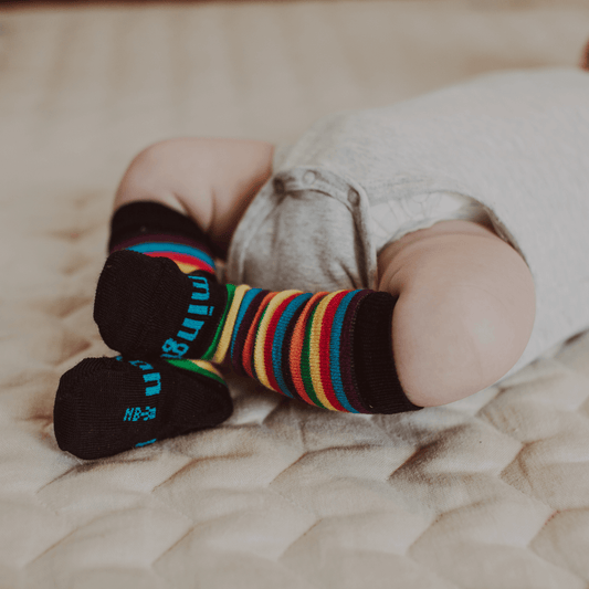 Baby Knee High Merino Socks - Jester