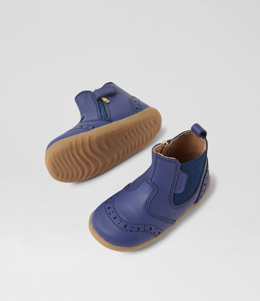 Step Up - Billie Leather Ankle Boots - Future Dusk