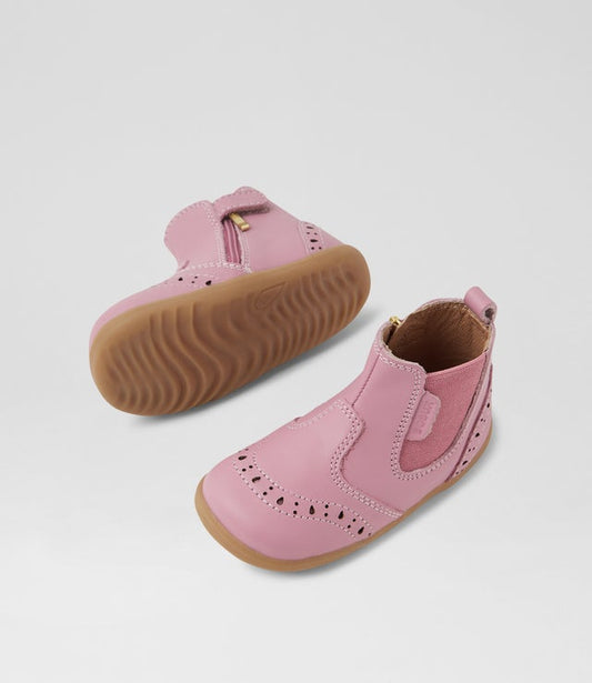 I-Walk - Billie Leather Ankle Boot - Lilas Pink