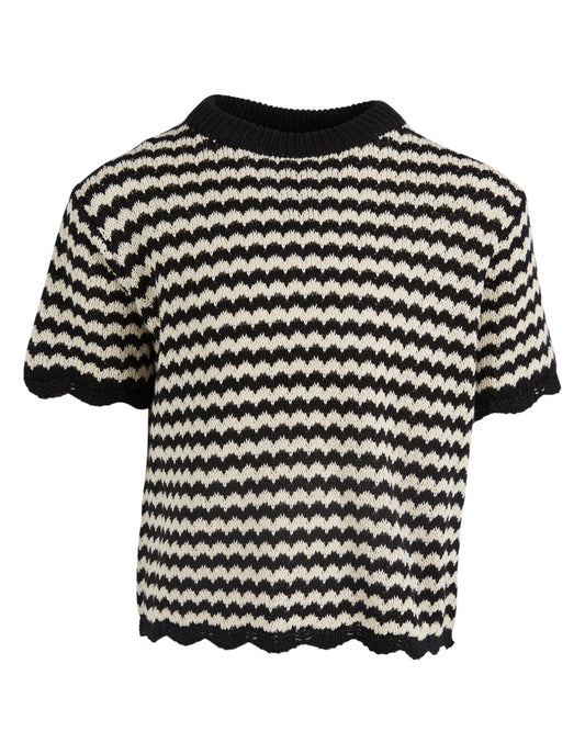 Cathy Tee - Black/Natural White