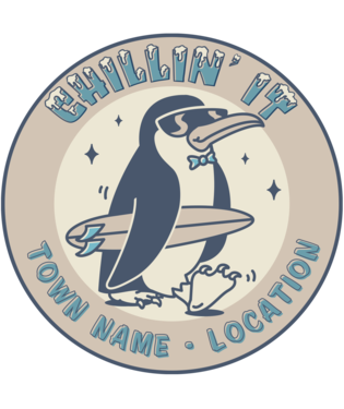 Stickers - Chillin it Penguin