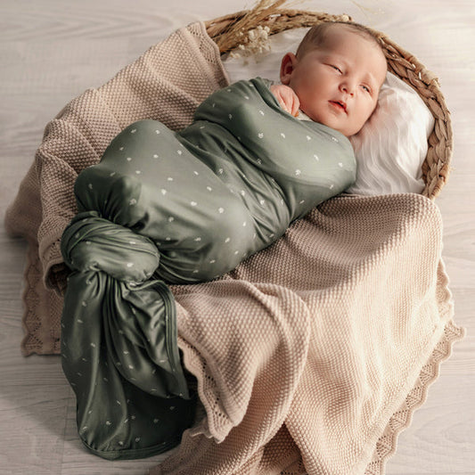 Stretchy Swaddle - Earthy Sage