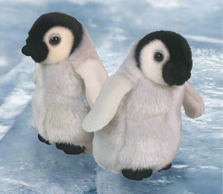 This beautiful 17cm plush toy is part of the sea life collection designed & distributed by Antics of NZ. Age 3+   Emperor Penguins are the world's tallest & heaviest penguins at 122cm and 45kgs! They live around the Antarctic. They rely on complex vocal calls for identification between parents and chicks. They can dive over 550 metres and hold their breath for 20mins.