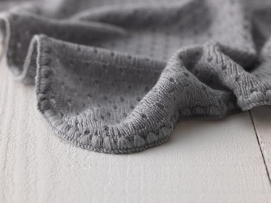 Eyelet Babies Merino Blanket