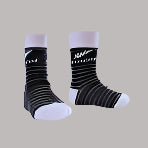 PRODUCT DESCRIPTION
These cute socks are knitted in dark grey merino featuring cream toes, heels, top and fine stripes on the sock body The words New Zealand and a fern are knitted into the sock sides. Available in three different sizes 0-6mths, 6-12mths and 12-24mths. Made in NZ for Derek's - My First Kiwi Collection.
MATERIALS
Merino 70% Nylon 25% Elastane 5%
CARE INSTRUCTIONS
Please read all product labels.