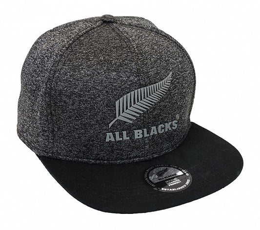 All Blacks Flat Bill Cap - Charcoal/Black