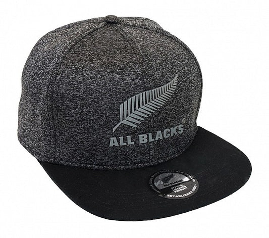 Kids Flat Bill Cap - Charcoal/Black