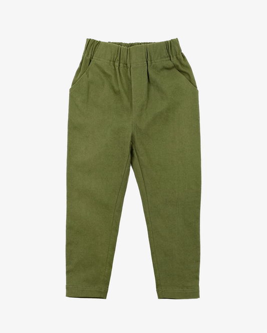 Khaki Stretch Pants - Gender Neutral