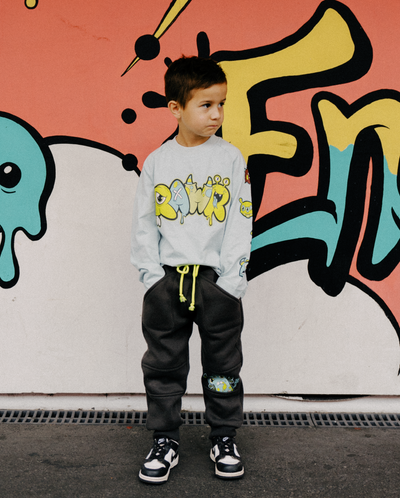 Rawr LS Tee - Light Blue