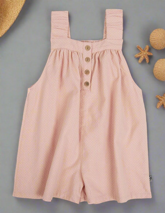 Poppy Playsuit - Dusky Pink