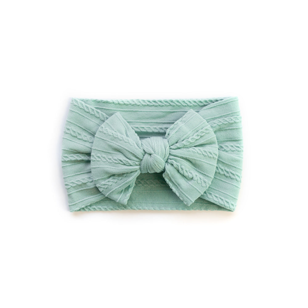 Cable Bow Headbands - Multiple Colours Available