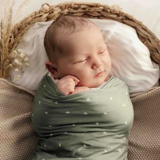 Stretchy Swaddle - Earthy Sage