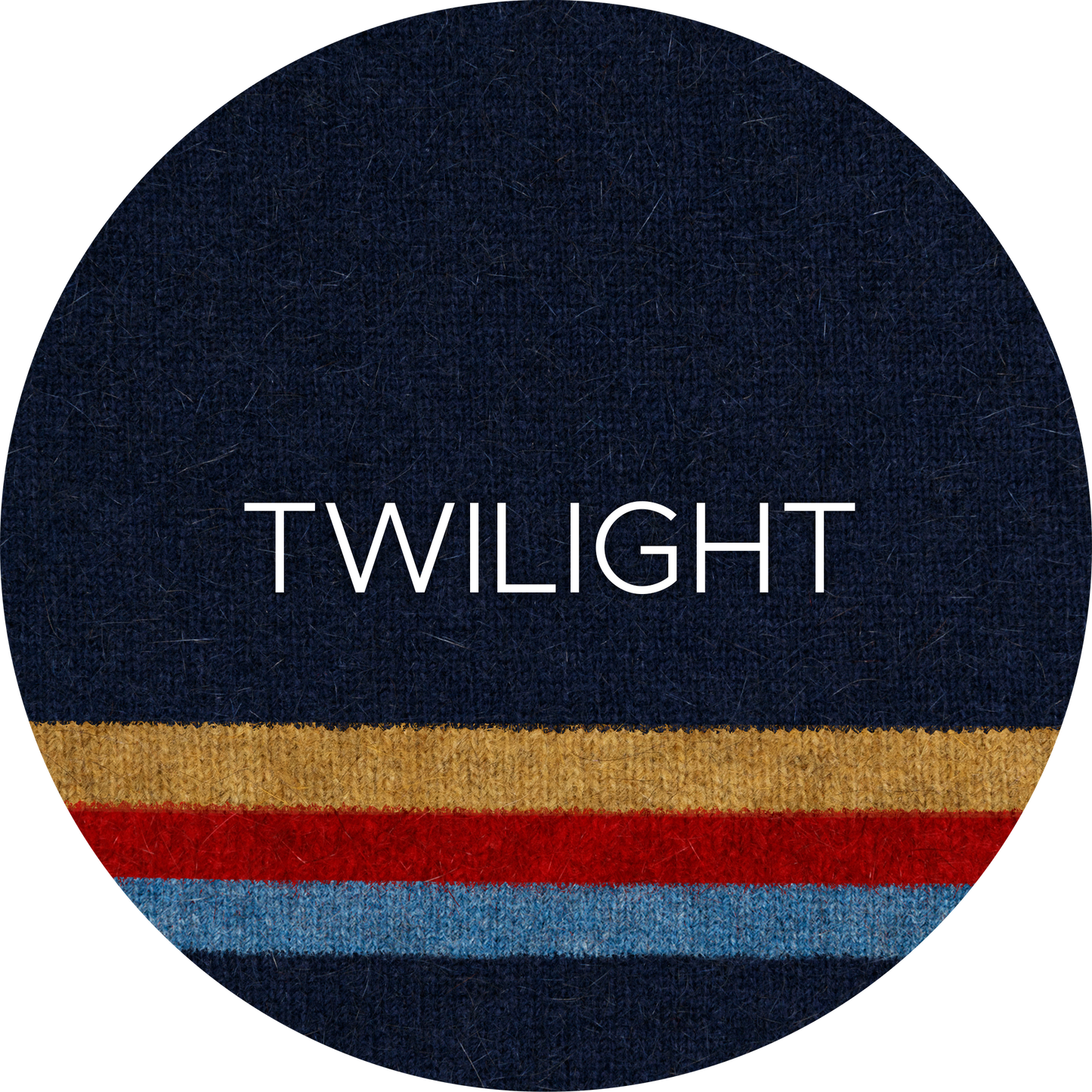 Striped Zip Hoodie - Possum Merino - Lily or Twilight