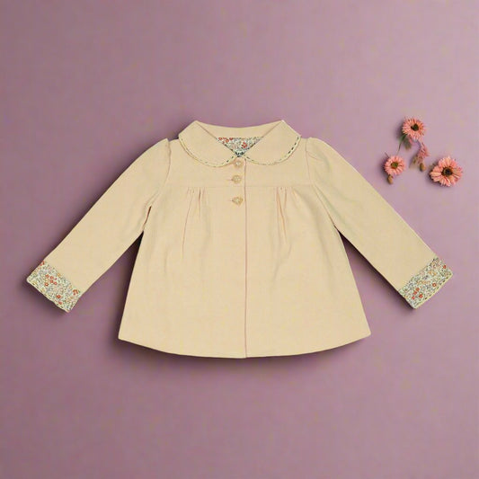 Winter Bloom Coat - Apricot Pink