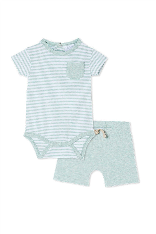 Baby's Pistachio Marle Set - Unisex