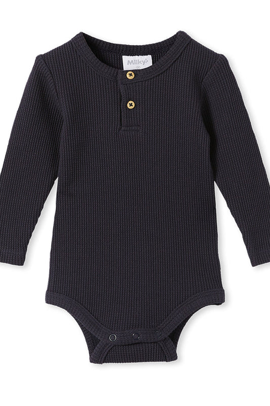 Waffle Bubbysuit - Navy