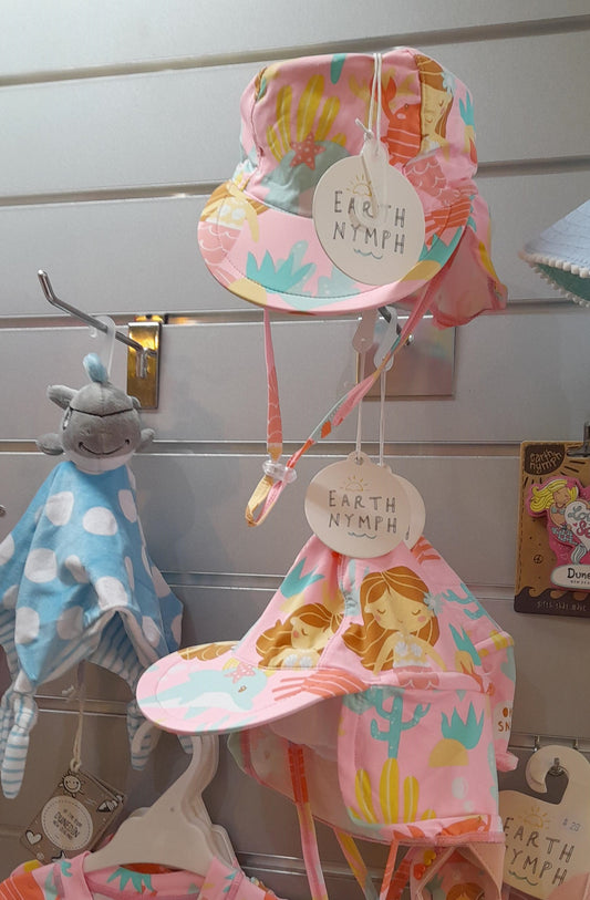 Baby Girls Legionnaire Hat - Seaside - Pink