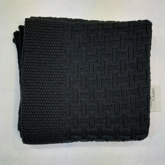 Patterned Merino Baby Blanket - Various Colours