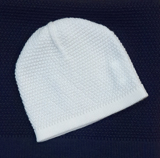 Moss Stitch Merino Baby Beanies - Various Colours