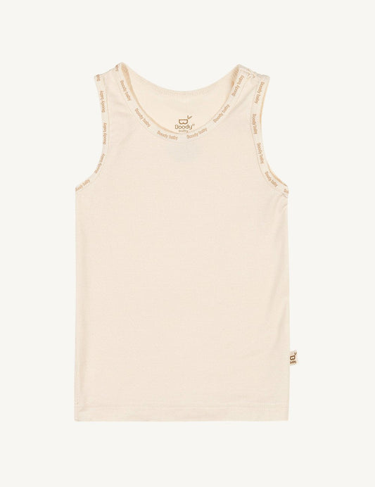 Singlet with Elastic Trim - Chalk