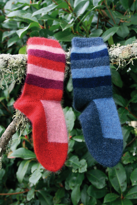 Possum Merino Striped Socks