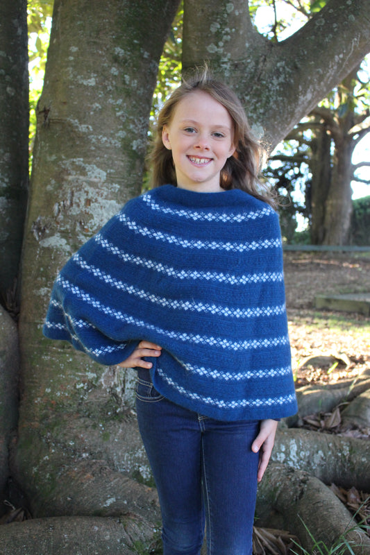 Possum Merino Girls Poncho