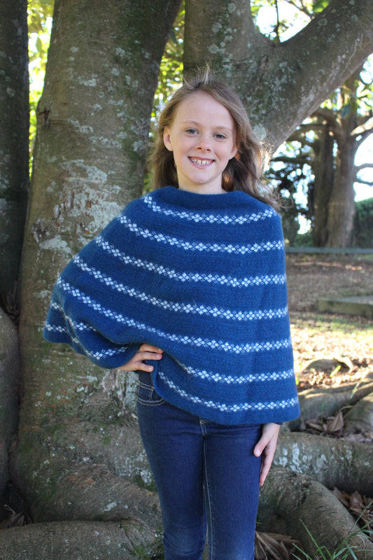 Possum Merino Girls Poncho