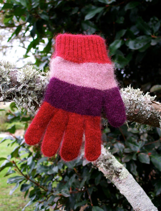 Possum Merino Striped Glove
