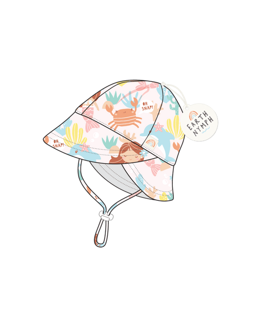 Baby Girls Legionnaire Hat - Seaside - Pink