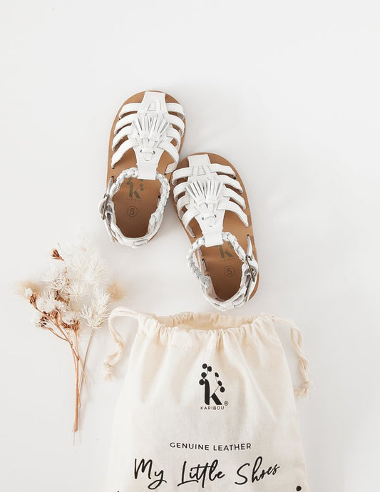 Shoes - Santorini Sandals - White