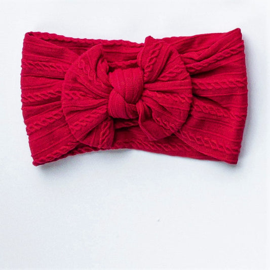 Cable Bow Headbands - Multiple Colours Available